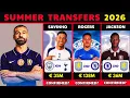 Latest Confirmed Transfers Summer 2026 Transfer News Today ROGERS Salah Jackson More