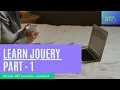Learn JQuery JQuery tutorial for begginers JQuery Events 2021 Tamil