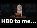 Amelia celebrates her birt ay alone in an empty warehouse HololiveEN