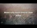 Avery Anna - Blood Runs Thicker | lyrics