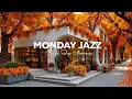 Download Lagu Monday Morning Jazz - Smooth Fall Jazz Music and Cozy Coffee Shop with Falling Leaves for Good Mood