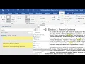 Organize Your Word Documents using the Navigation Pane