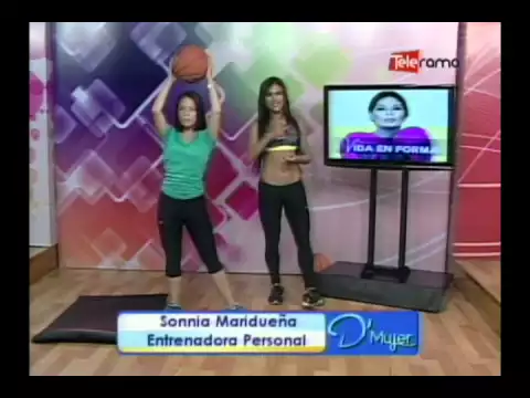 Ejercítese en casa utilizando un balón