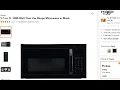 Removing replacing microwave with new Vissani1 7 cu ft 1000-Watt Over the Range Microwave