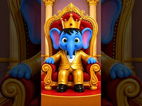 Hathi Raja, हाथी राजा #short #hathiraja #animalshorts #viralshorts #kidsrhymes #hathiwalacartoon