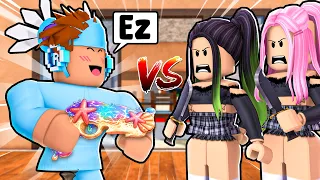 Beating MM2 Teamers With The RAREST GODLIES EVER...