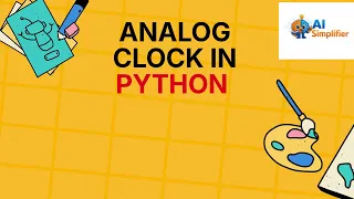 Analog clock in Python Python project