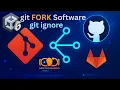 git Fork GUI Software and Git ignore file from Master git with Unity Course