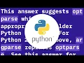 What s the best way to parse command line arguments
