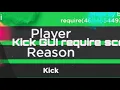 Kick GUI ROBLOX SHOWCASE KICK GUI SS REQUIRE SCRIPT