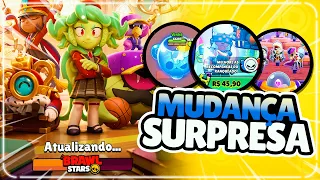 SAIU a NOVA ATUALIZAÇÃO do BRAWL STARS com UMA MUDANÇA SURPRESA QUE VOCÊ VAI GOSTAR!