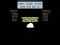 Animated Raining Clouds Using HTML and CSS