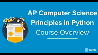 CodeHS Webinar AP CSP in Python Course Overview