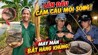 LẦN ĐẦU TIÊN CẮM CÂU BẰNG MỒI SỐNG – KHÔNG NGỜ MAY MẮN ĐẾN VẬY! | Thanh Nhã TV