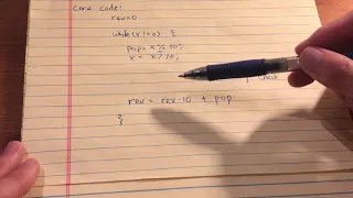 Leetcode Question Reverse integer