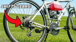 i put a 62 Amazon Engine on a Bicycle