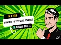 Google Sheets Tutorial - Number to Text and Reverse