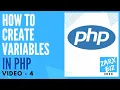 How to Create PHP Variables PHP Tutorial Learn PHP Programming PHP for Beginners