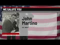 Lagu We Salute You: John Martino