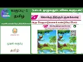 Lagu Class 1 | Tamil | 4 கொக்கு நிற்கும் குளக்கரை | Kokku Nirkum Kulakkarai
