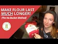 Storing Flour Long-Term The No-Bucket Method
