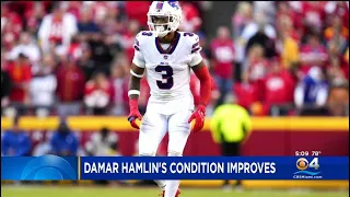 Buffalo Bills Damar Hamlin Breathing On His Own Able To Talk