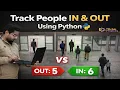 People Counting with YOLO Crowd Counting using CNN