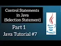Control Statements in Java Part-1 Decision making Statements in Java 2021