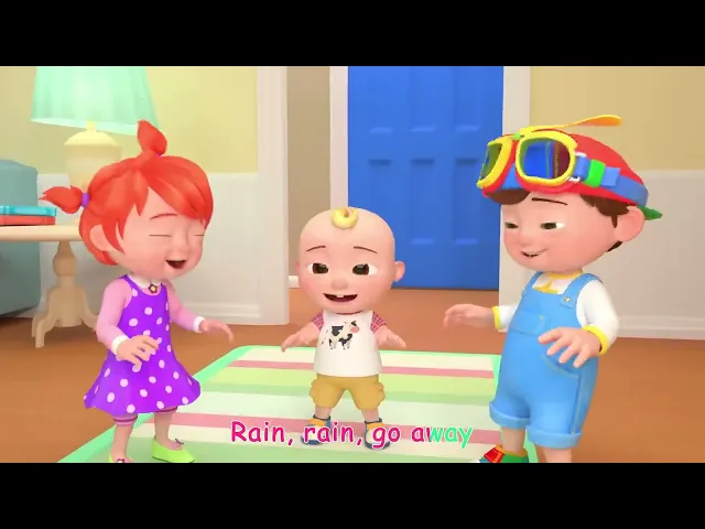 Download MP3 Rain Rain Go Away (Indoors Version) | CoComelon Nursery Rhymes & Kids Songs