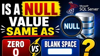 Is a NULL value same as zero or a blank space