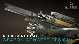 How to Approach Sci-Fi Weapon Design - Alex Senechal s Pro Tips