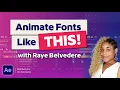 Adobe After Effects Animate Text Faster with Variable Fonts