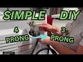 How to Switch a 4 Prong Dryer Cord to a 3 Prong Dryer Cord on an Electric Dryer