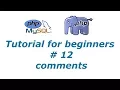 PHP Tutorial 12 - comments BTT