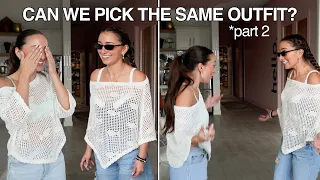 Can Twins Pick The Same outfit Telepathy Challenge
