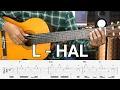 Download Lagu L - Hal - Fingerstyle Guitar Tutorial + TAB \u0026 Lyrics