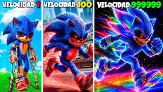 Mejorando a SONIC.EXE en el MAS RAPIDO en GTA 5 !! (Sonic Movie mod)