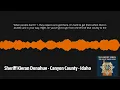Sheriff Kieran Donahue - Canyon County