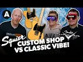 Lagu With a Proper Setup - Squier Classic Vibe vs Fender Custom Shop | Feat. Milehouse Studios!