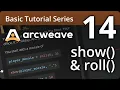 Arcweave Basic Tutorial Series - Episode 14 Show and Roll