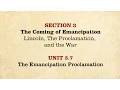 MOOC The Emancipation Proclamation The Civil War and Reconstruction 1861-1865 2 3 7