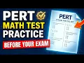 PERT Practice Test Solve These Math Questions Before Your Exam