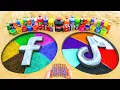 Download Lagu How to make Facebook \u0026 TikTok logo with Cement \u0026 Orbeez, Giant Coca Cola, Fanta, Soda and Mentos