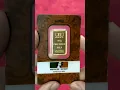Download Lagu 10 gram 24K Gold Bar Unboxing Bangalore Refinery #shorts