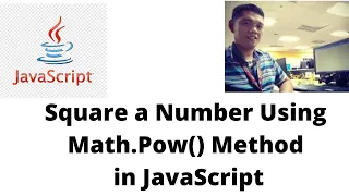 Square a Number Using Math Pow Method in JavaScript