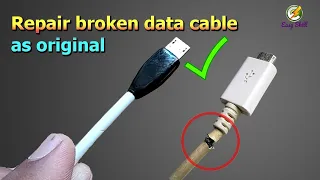 Download How to repair broken data cable | repair original charging cable MP3