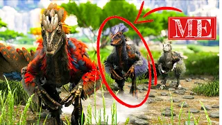 HIDING FROM A SERVER AS A DINO AGAIN ARK Survival Evolved