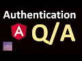 Angular Authentication interview question