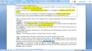SQL Data Types and Literals 2 2