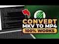 How To Convert MKV To MP4 FFmpeg 100 WORKS NO Yapping To The Point FAST EASY